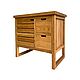 Cabinet under the sink made of solid oak ' Beehive'. Furniture for baths. uloft. Online shopping on My Livemaster.  Фото №2