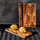 Tablas de cortar de cedro siberiano con grabado de 4 piezas. RDN22, Cutting Boards, Novokuznetsk,  Фото №1