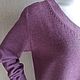 Пуловер "Ежевика" бэби альпака/шелк. Пуловеры. Вера / Kirshvery_knit (kirshvery) (kirshvery). Ярмарка Мастеров.  Фото №4