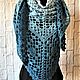 Шаль крючком-Платок крючком-Шаль вязаная. Шали. Multi Color Crochet (voronkova-olga). Ярмарка Мастеров.  Фото №6