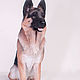 Order Portrait statuette based on a photo of a dog. artroombullibull. Livemaster. . Figurines Фото №3