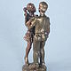 Brass statuette Boy and girl. Figurines. fantozu. Online shopping on My Livemaster.  Фото №2