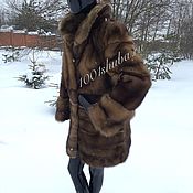 Одежда handmade. Livemaster - original item Barguzinsky sable fur coat with mink. Handmade.