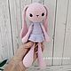 Amigurumi pink Bunny girl for kids long-eared alien. Amigurumi dolls and toys. Amigurushka. Online shopping on My Livemaster.  Фото №2