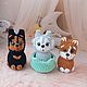 Вязаные игрушки ручной работы -Собачки. Амигуруми куклы и игрушки. Mir-igrushek-73. Интернет-магазин Ярмарка Мастеров.  Фото №2