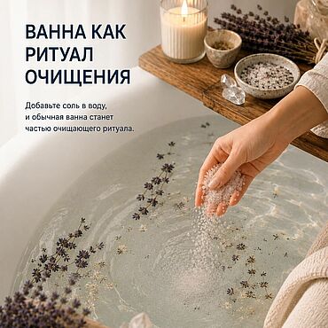 Косметика ручной работы. Ярмарка Мастеров - ручная работа Магическая соль для ванны на очищение. Handmade.