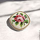 Beaded brooch 'rose'. Brooches. PatinaBeadJewellery. Online shopping on My Livemaster.  Фото №2