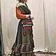 Юбка "Золушка" в зеленом с карманом. Юбка в стиле бохо. Юбки. Boho-Eklektika (Лада Олюшина). Ярмарка Мастеров.  Фото №6