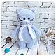 Плюшевый котик : Котик из плюшевой пряжи. Мягкие игрушки. Sunny_funny_gifts. Интернет-магазин Ярмарка Мастеров.  Фото №2