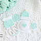 Set Baby mint in stock. Scrapbooking Elements. Natalie crochet flowers. Online shopping on My Livemaster.  Фото №2
