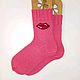 Заказать RussianSocks Коралловые вязаные носки женские розовые носочки дочке. RussianSocks ВЯЗАНЫЕ НОСКИ ВАРЕЖКИ. Ярмарка Мастеров. . Носки Фото №3