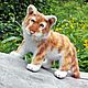 Order Tiger. Golden tiger cub in realistic technique. Nature. ATola. Livemaster. . Stuffed Toys Фото №3
