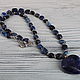 Necklace with a kyanite pendant ' Heart'. Necklace. Magic box. Online shopping on My Livemaster.  Фото №2