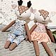 ОЛЕНЬ-Девочка Мягкая игрушка. Мягкие игрушки. Марина 'Scandi Toys' (ovimarina) (ovimarina). Ярмарка Мастеров.  Фото №6