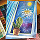 Order Painting Cactus Echinopsis Watercolor 20 x 25 Cactus Flower. matryoshka (azaart). Livemaster. . Pictures Фото №3