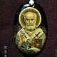 Кулон "Николай Чудотворец". Подвеска. Алена Абрамова (abramovaart) (abramovaart). Ярмарка Мастеров.  Фото №4