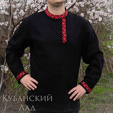 Косоворотки и русские мужские рубахи