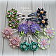 Order Hair clip click-clack. Rainbow colors. Livemaster. . Hairpins and elastic bands for hair Фото №3