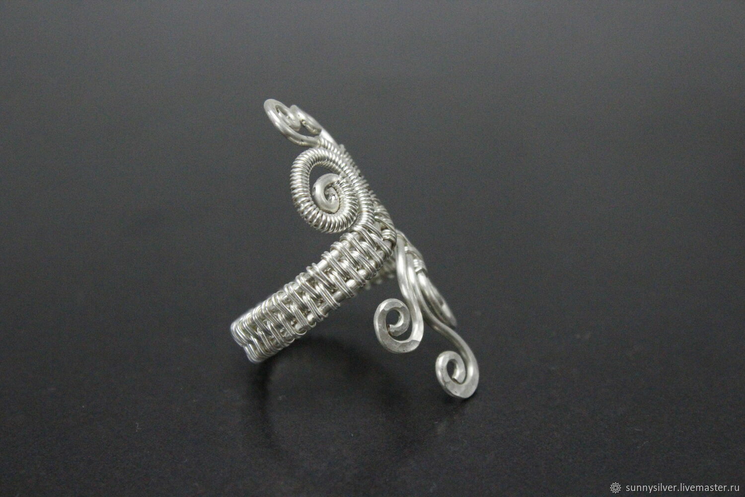 Ring Wire Wrap Copper Wire Silver HW0010 купить на Ярмарке Мастеров