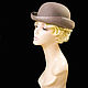 Felt bowler hat. Hats1. Novozhilova Hats. Online shopping on My Livemaster.  Фото №2