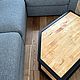 Шестигранный журнальный столик. Столы. Сварка и Дерево (woodweld). Ярмарка Мастеров.  Фото №12