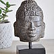 Buddha head on stand for home and garden decor. Sculpture. Decor concrete Azov Garden. Online shopping on My Livemaster.  Фото №2