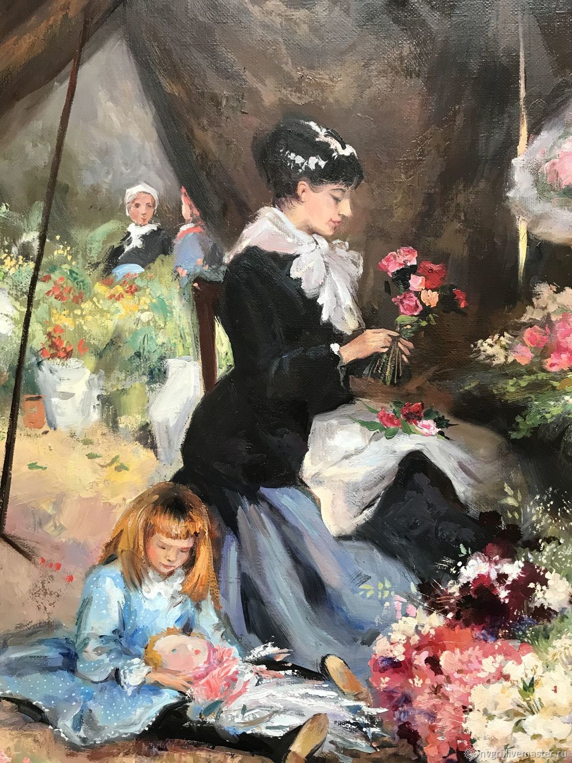 Цветочница анюта последние публикации. Художник Луи де Шривер. Цветочница Луи-Мария де Шривер. Картина цветочница