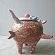 Kettle A Miracle Yudo Fish Whale. Teapots & Kettles. Organica Ceramica. Online shopping on My Livemaster.  Фото №2