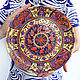 Plato decorativo' noche árabe ' estilo Oriental 32cm. Decorative plates. Art by Tanya Shest. Интернет-магазин Ярмарка Мастеров.  Фото №2