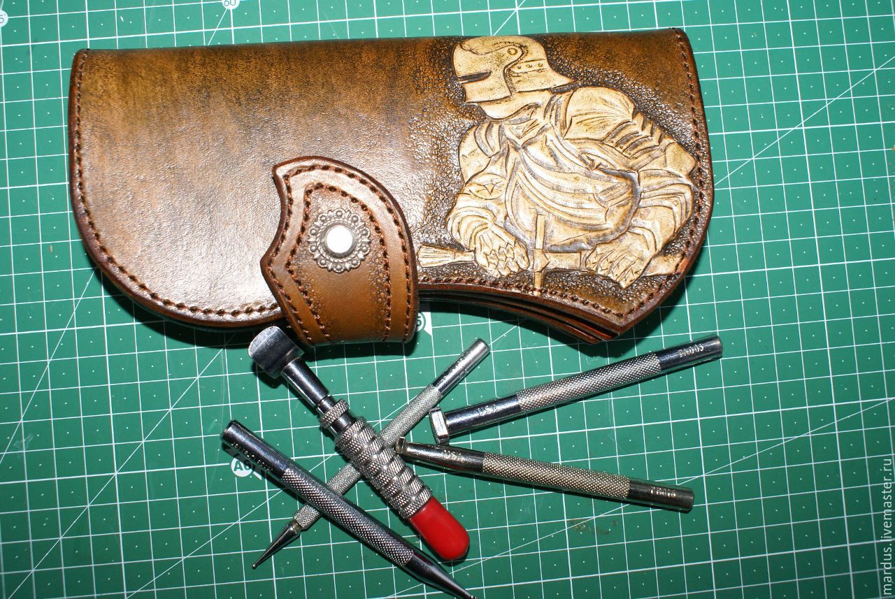 Pattern Leather Classic Biker Wallet / DIY Leather / PDF Etsy Leather wallet pat