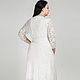 Order Plus Size White Lace Wedding Dress. R-L STUDIO. Livemaster. . Dresses Фото №3