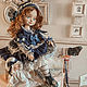 la mueca de stephanie. Autor de una textil de la muñeca. Boudoir doll. Albina (AlbinaDolls). Интернет-магазин Ярмарка Мастеров.  Фото №2