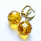 Заказать Серьги с цитринами. Золото  (14Kt gold-filled). Марина Кирилина авторские украшения. Ярмарка Мастеров. . Серьги классические Фото №3