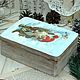 Casket forest gnome solid wood decoupage. Box. Studio Villa-Oliva. My Livemaster. Фото №5