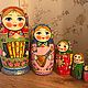 Матрешка с музыкальными инструментами!, Матрешки, Сергиев Посад,  Фото №1