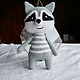 Енот.  Милый полосатик. Мягкие игрушки. ToysAndToys. Ярмарка Мастеров.  Фото №5