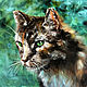 Oil painting with a cat cat in the picture, Pictures, Moscow,  Фото №1