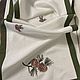 Order TABLECLOTHS: Linen path 'Cones in the snow'. Embroidery for every taste (embroiderylinen). Livemaster. . Tablecloths Фото №3