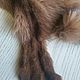 Finnish Arctic Fox flap light brown/natural fur. Fur. Warm gift. Online shopping on My Livemaster.  Фото №2