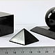 Gift set of shungite stone 3 cm ball, cube, pyramid. Stones. Dmitrij (yourspace). Online shopping on My Livemaster.  Фото №2