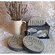 Заказать Подставки под горячее "HOME is where the love". Олюня_мио (gifts-from-mio). Ярмарка Мастеров. . Подставка под горячее Фото №3