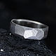 Титановое кольцо ручной работы "Грани". Кольца. Юра Соколов (2247 Jewelry). Интернет-магазин Ярмарка Мастеров.  Фото №2