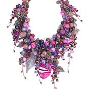 Украшения handmade. Livemaster - original item Blackberry Hops Necklace made of natural stones. Handmade.