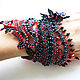 Bracelet "Dragon. Game of Thrones". Bead bracelet. RODA. Ярмарка Мастеров.  Фото №5