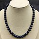 Women's beads made of natural natural black pearls. Beads2. naturalkavni. My Livemaster. Фото №6