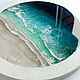 Painting of epoxy resin ' Sea', Pictures, Moscow,  Фото №1