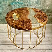 Для дома и интерьера handmade. Livemaster - original item Coffee table made of slabs of elm 