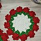 Заказать Подставки под кружку с цветами, набор подставок. Valentina-8dh. Ярмарка Мастеров. . Подставка под горячее Фото №3
