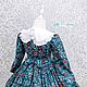 Платье " Moncher" принт рябина на изумруде. Платье. Little___dress. Ярмарка Мастеров.  Фото №6