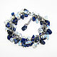 Bracelet made of beads lapis lazuli stones and moonstone Sea. Bead bracelet. krasota-prirody. My Livemaster. Фото №4